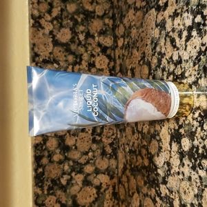 Victoria's Secret Liquid Coconut Moisturizer - Blue and White